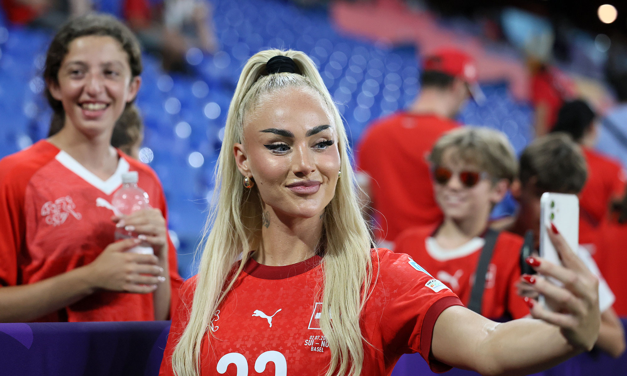 Alisha Lehmann für die Schweiz bei der Frauen-EM 2025
