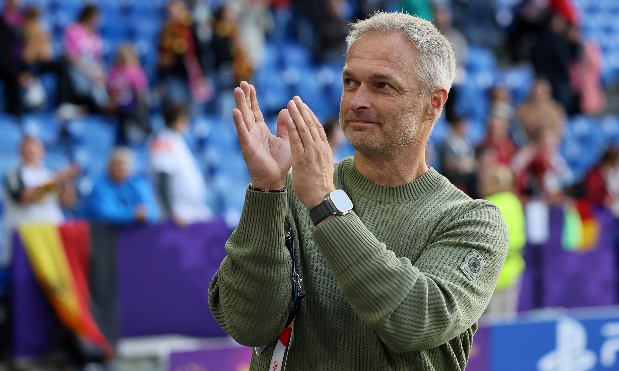 Bundestrainer Christian Wück in Basel