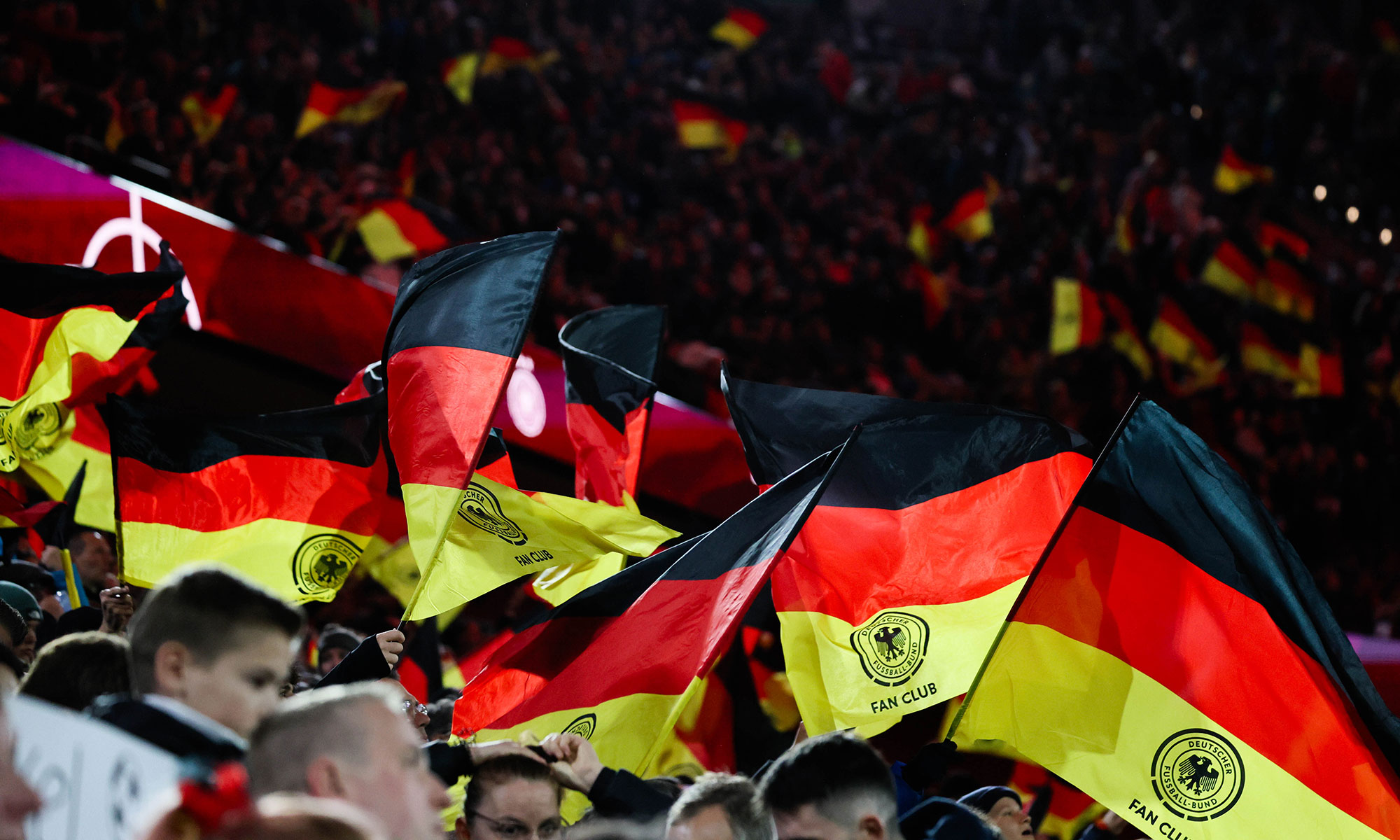 DFB-Fans in Düsseldorf