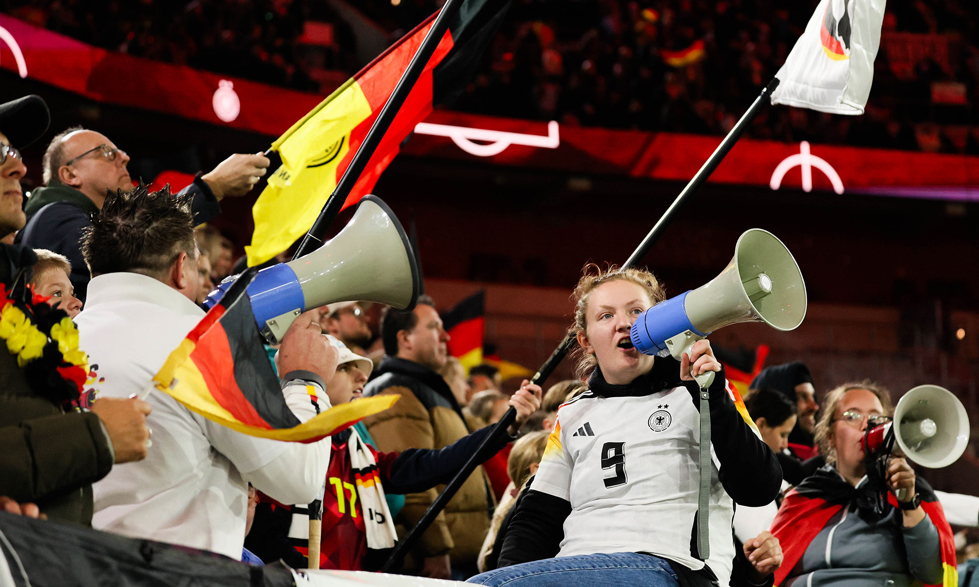 DFB-Fans in Düsseldorf