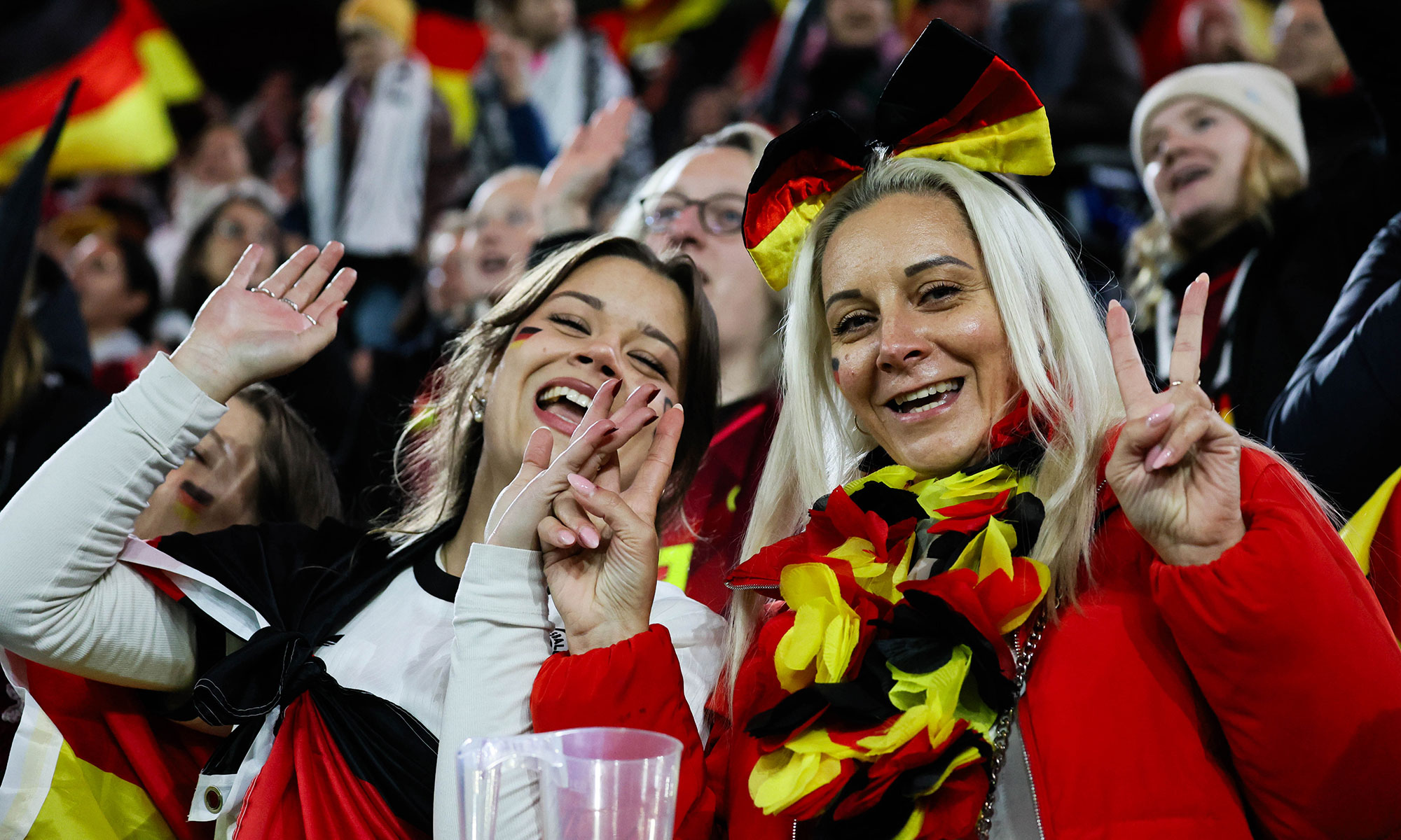 DFB-Fans in Düsseldorf