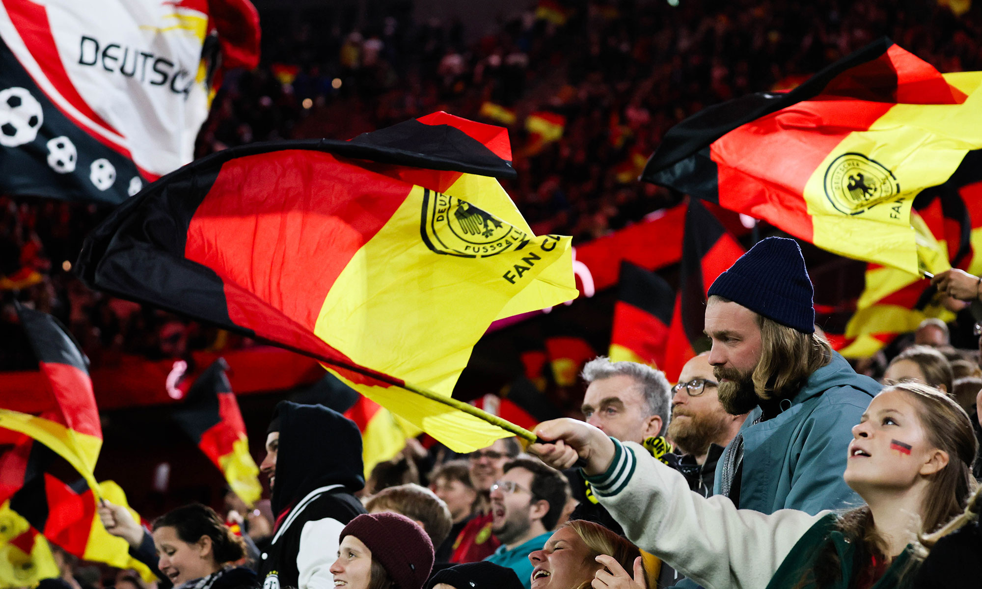 DFB-Fans in Düsseldorf
