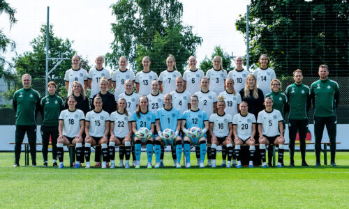 DFB-Frauen: Kader & Mannschaftsfoto für die EM 2025 in der Schweiz