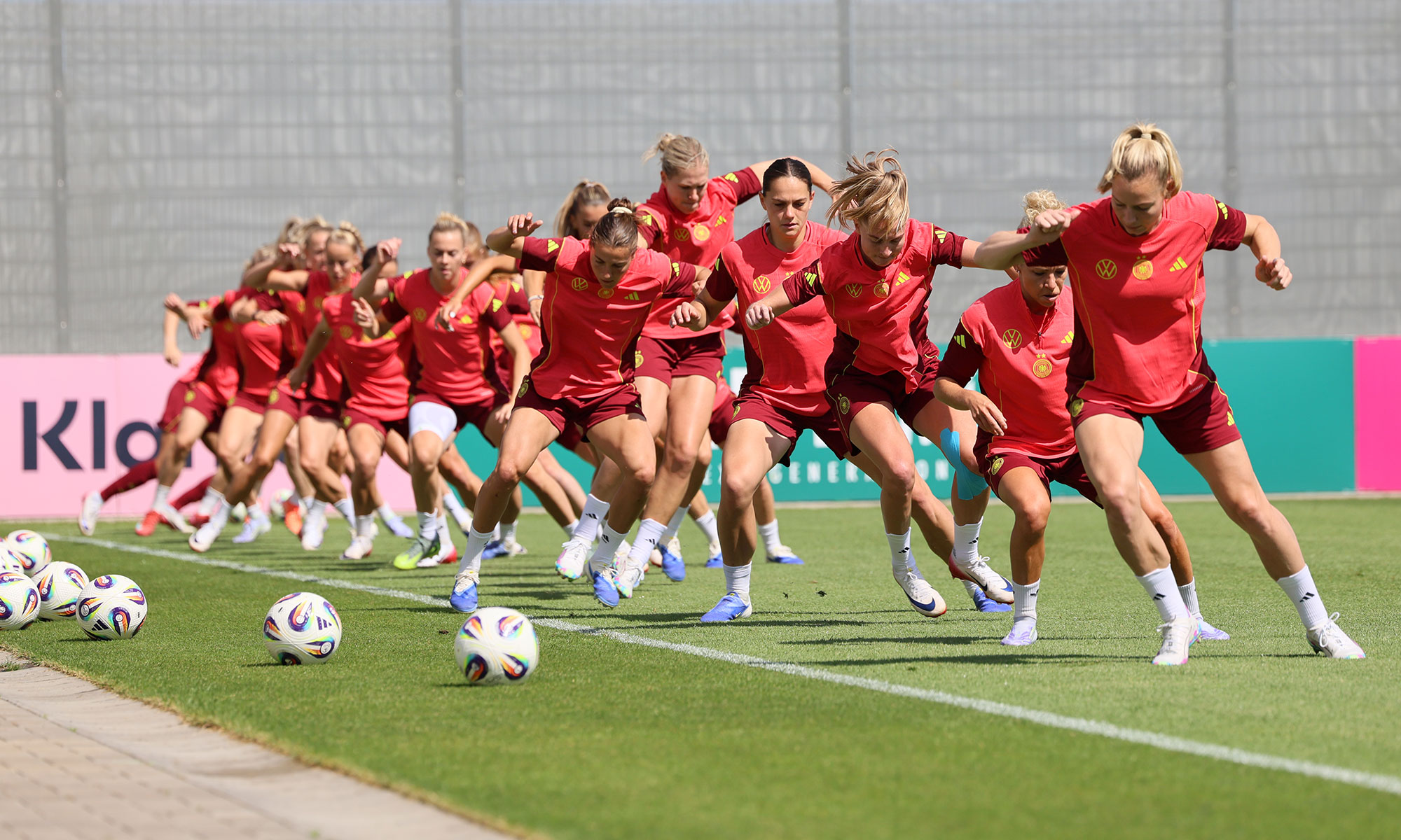Trainingslager der DFB-Frauen in Herzogenaurach
