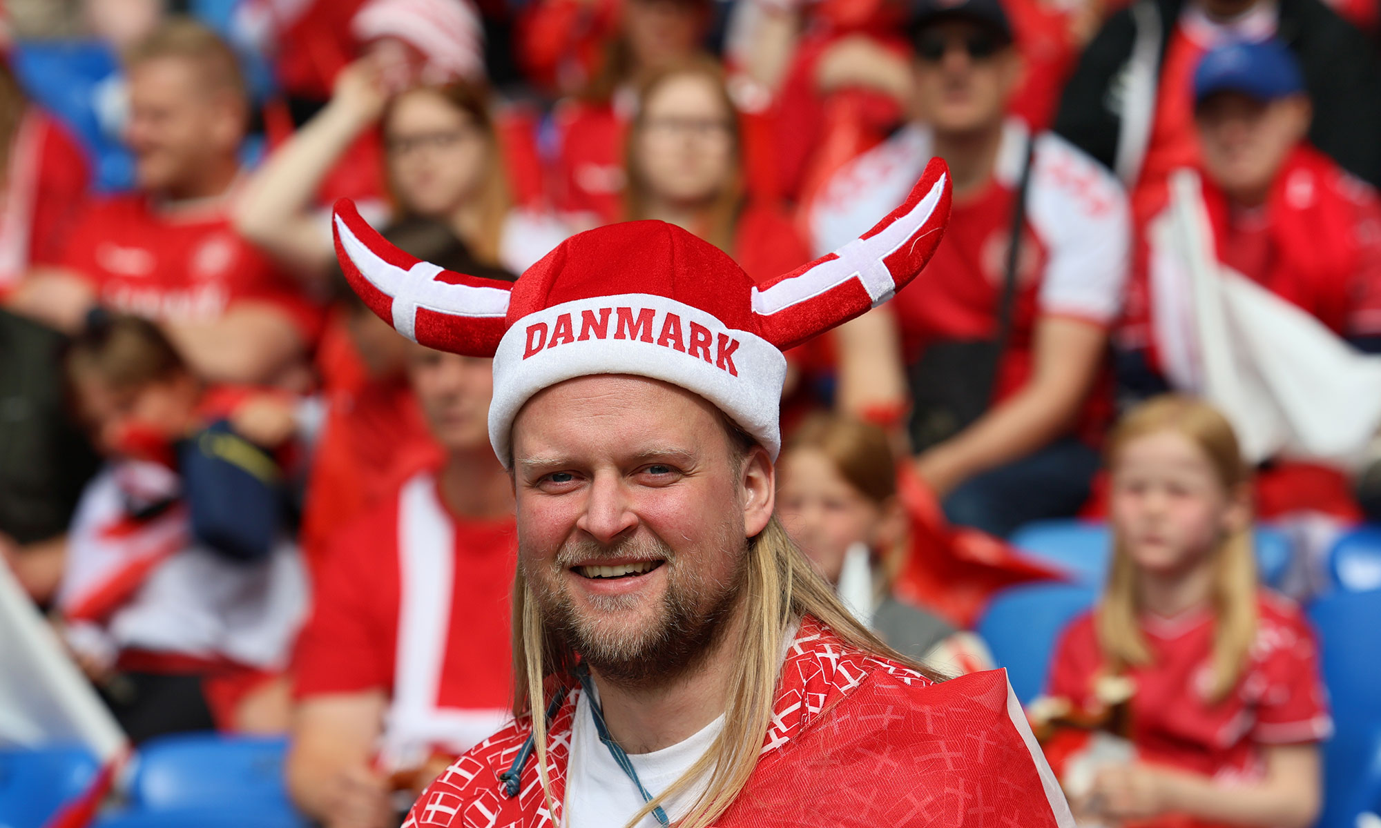 Dänemark-Fans bei der Frauen-EM 2025