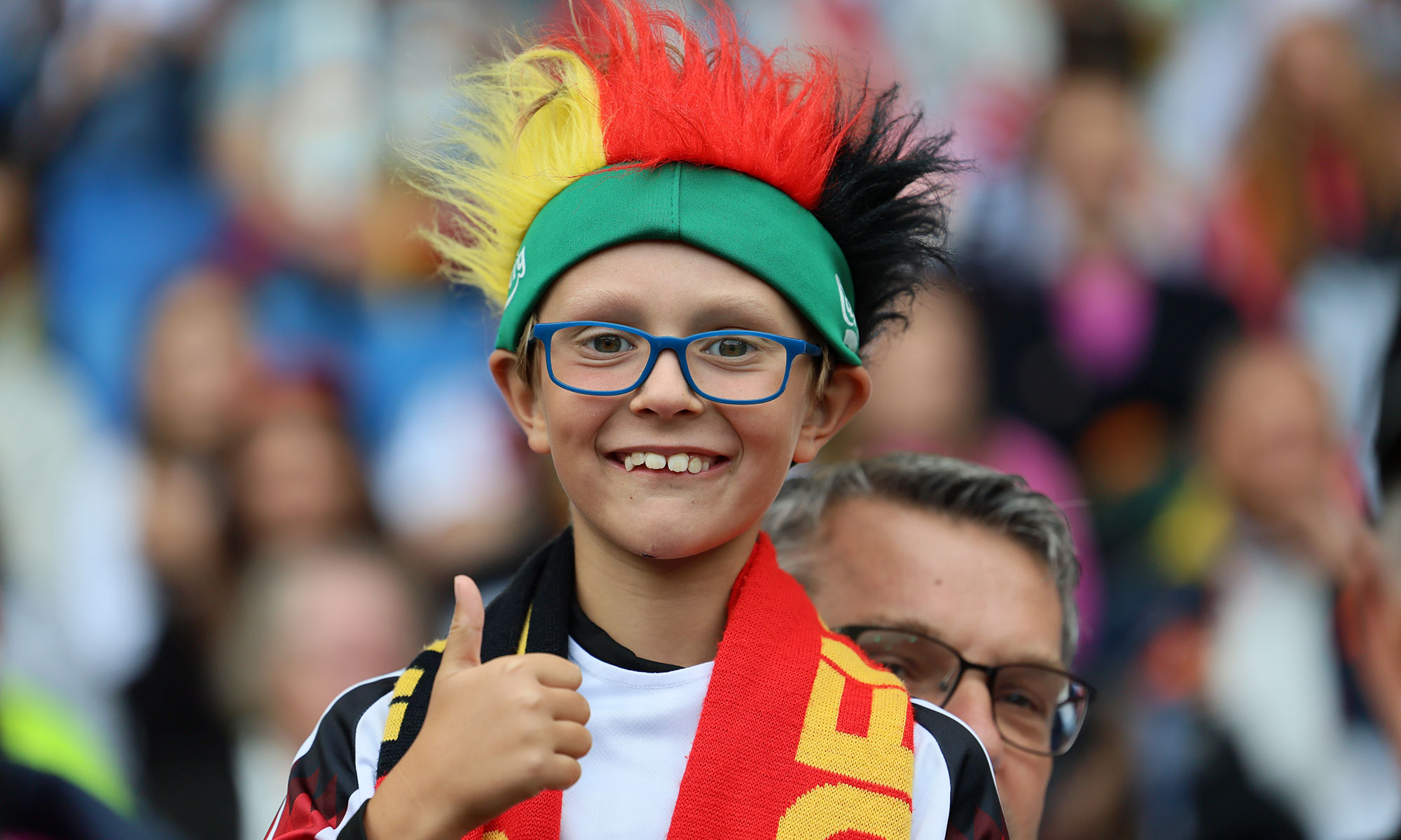 Deutschland-Fans bei der Frauen-EM 2025