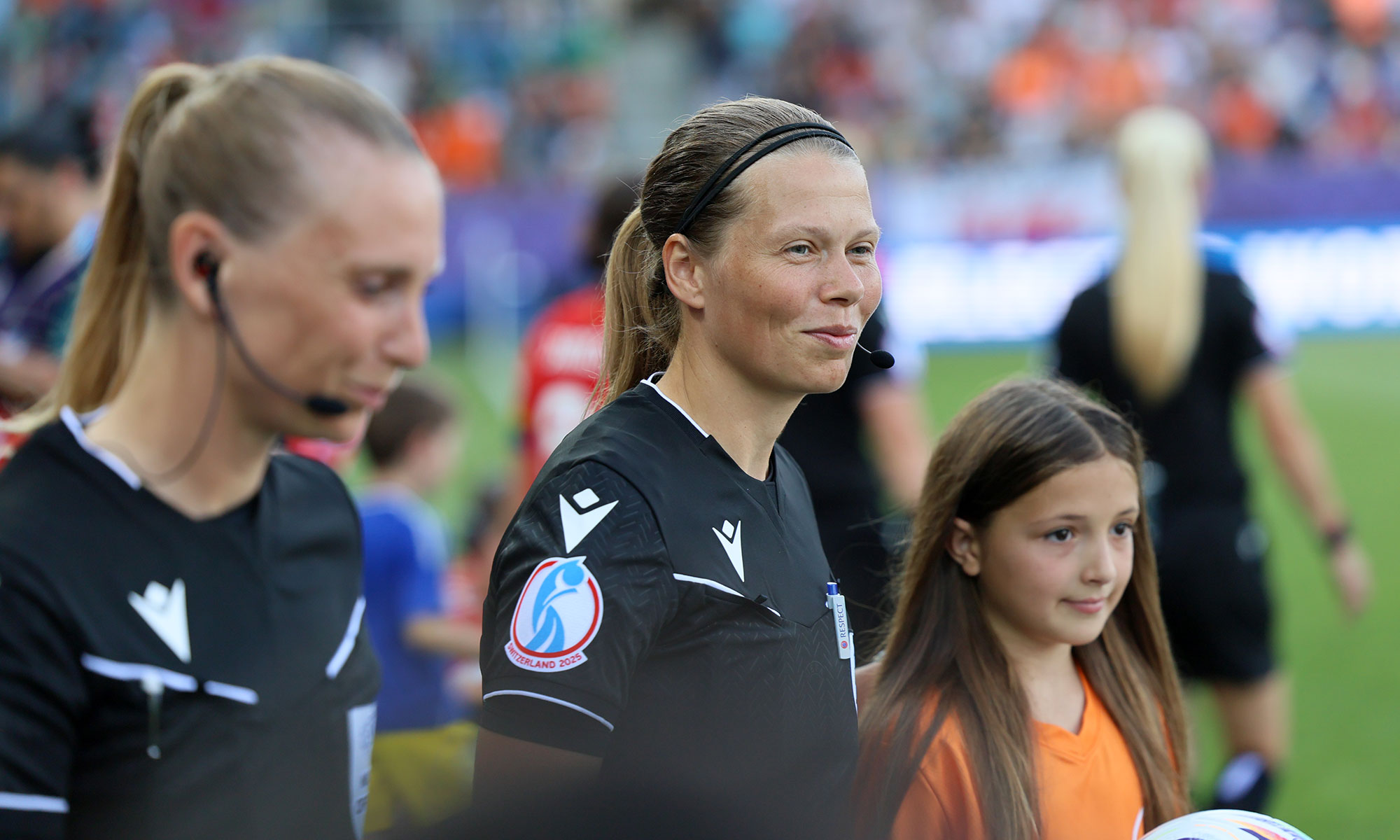 Frida Klarlund (Dänemark), Schiedsrichterin bei der Frauen-EM 2025