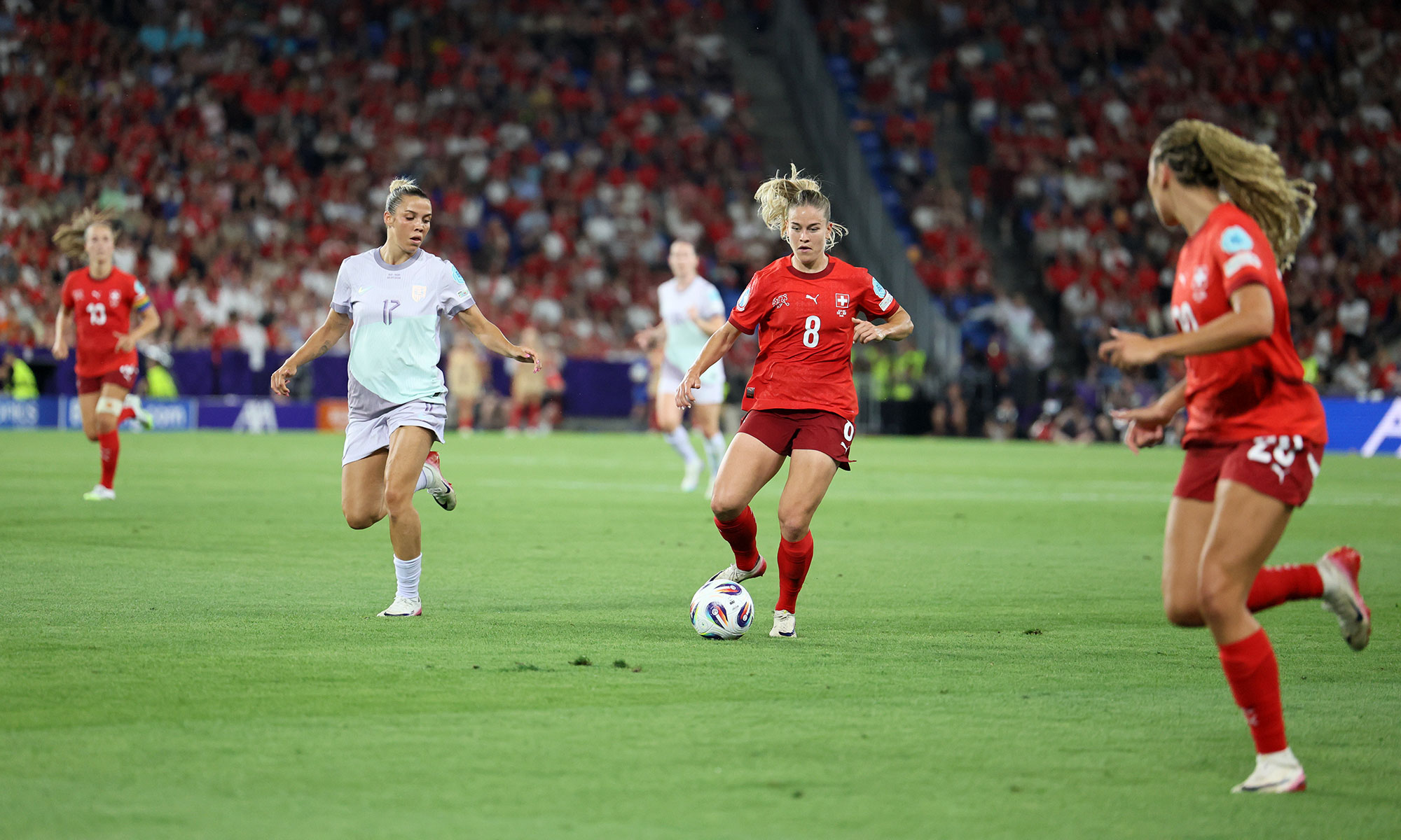 Eröffnungsspiel Schweiz gegen Norwegen