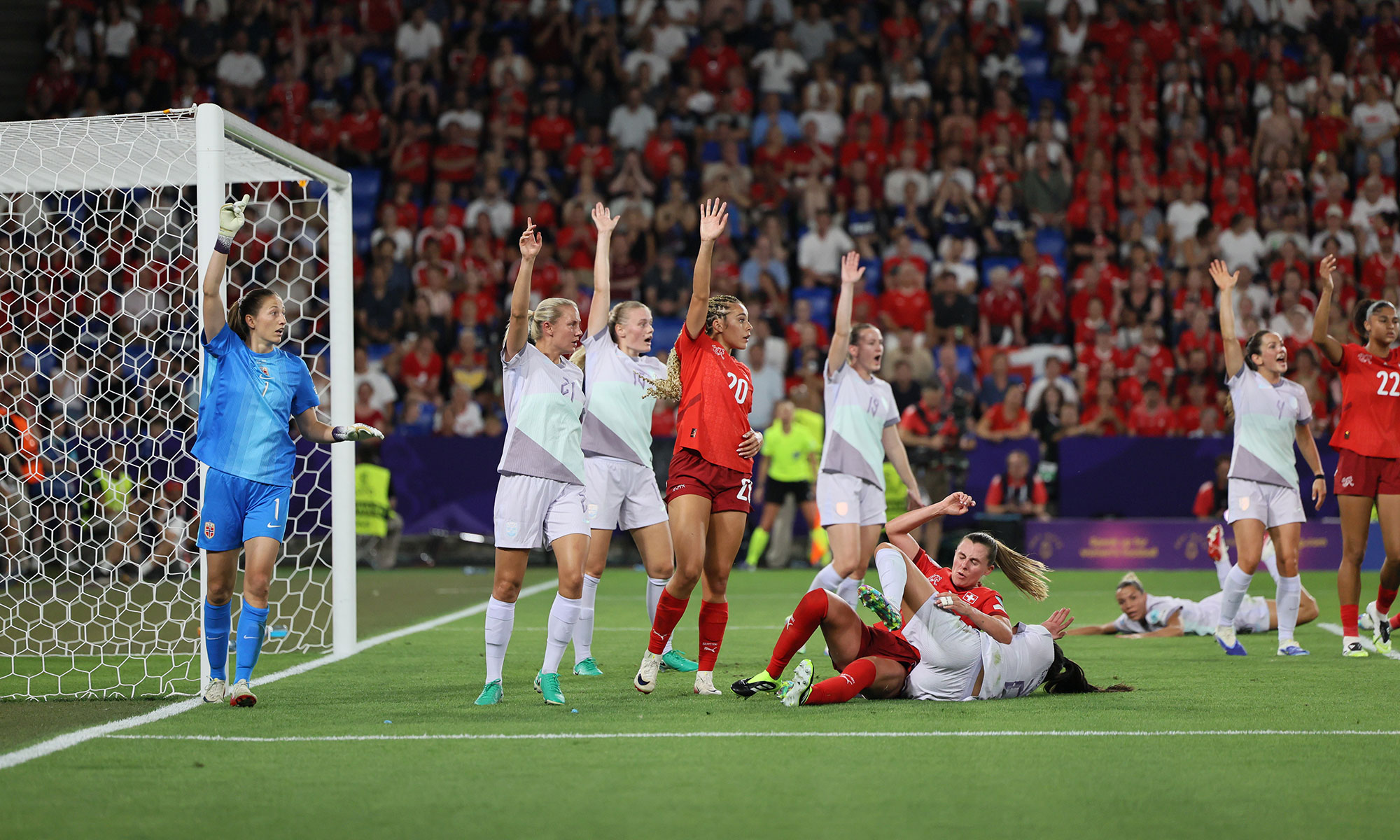 Eröffnungsspiel Schweiz gegen Norwegen