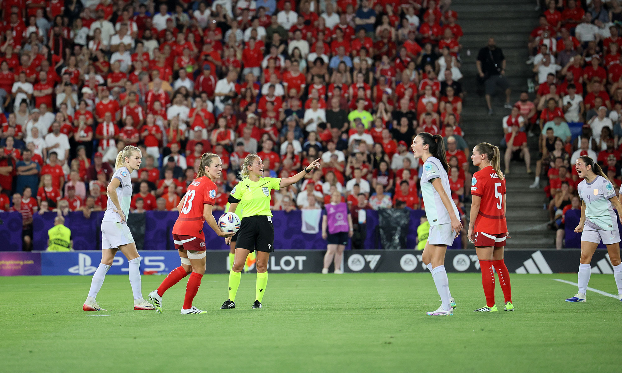 Eröffnungsspiel Schweiz gegen Norwegen