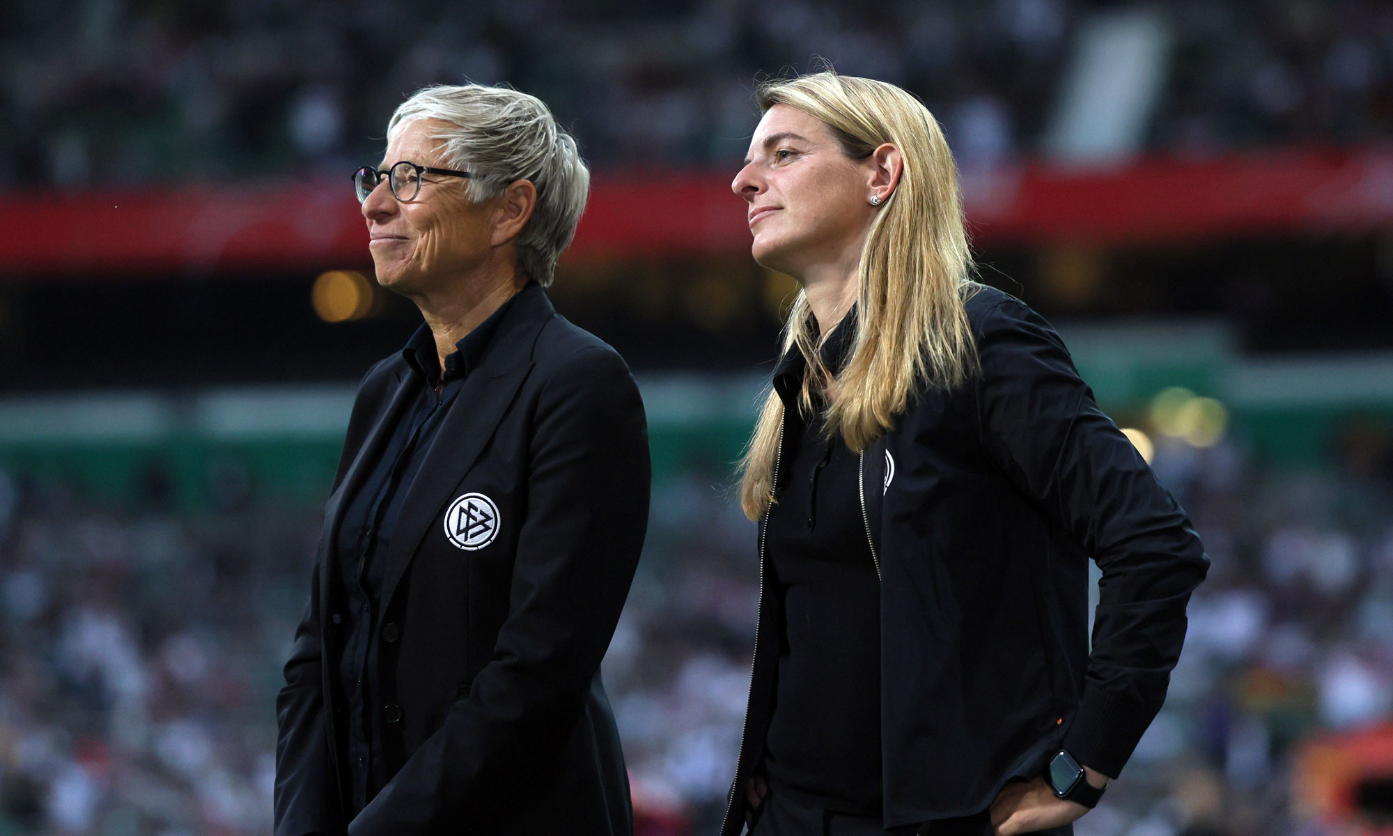 Sabine Mammitzsch und Nia Künzer