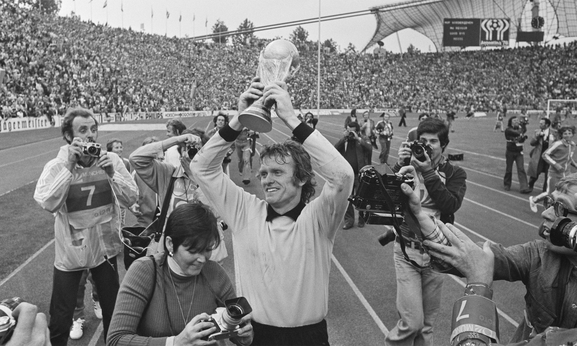 Sepp Maier nach dem WM-Finale 1974