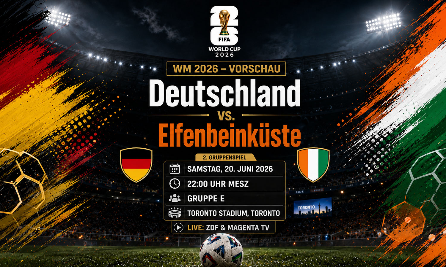 WM 2026 Vorschau: Deutschland gegen Elfenbeinküste