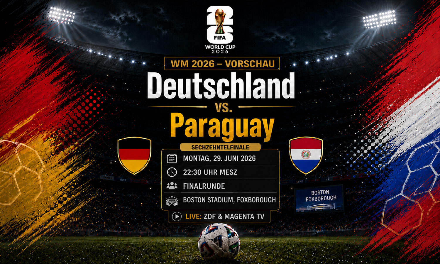WM 2026 Vorschau: Deutschland gegen Paraguay