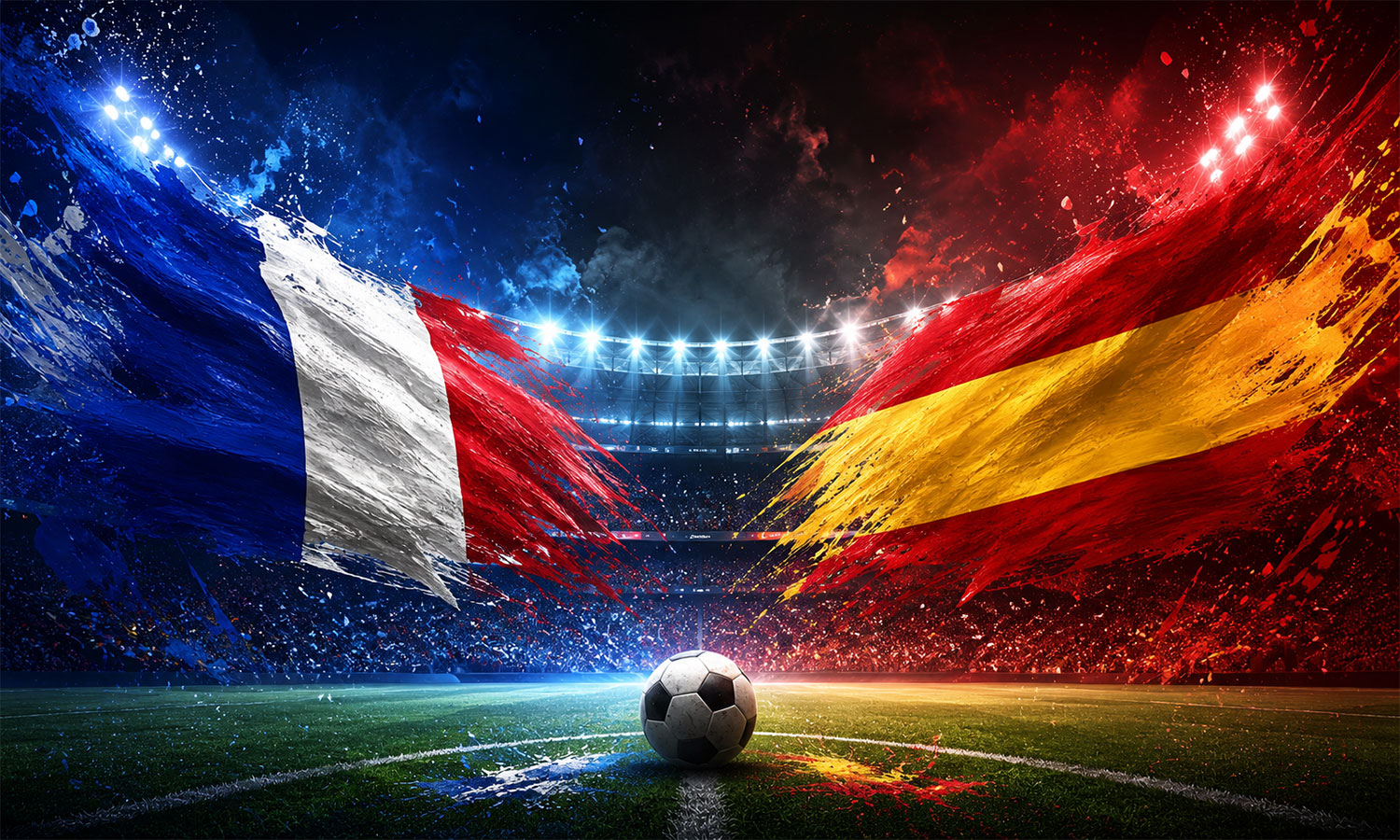 Frankreich gegen Spanien