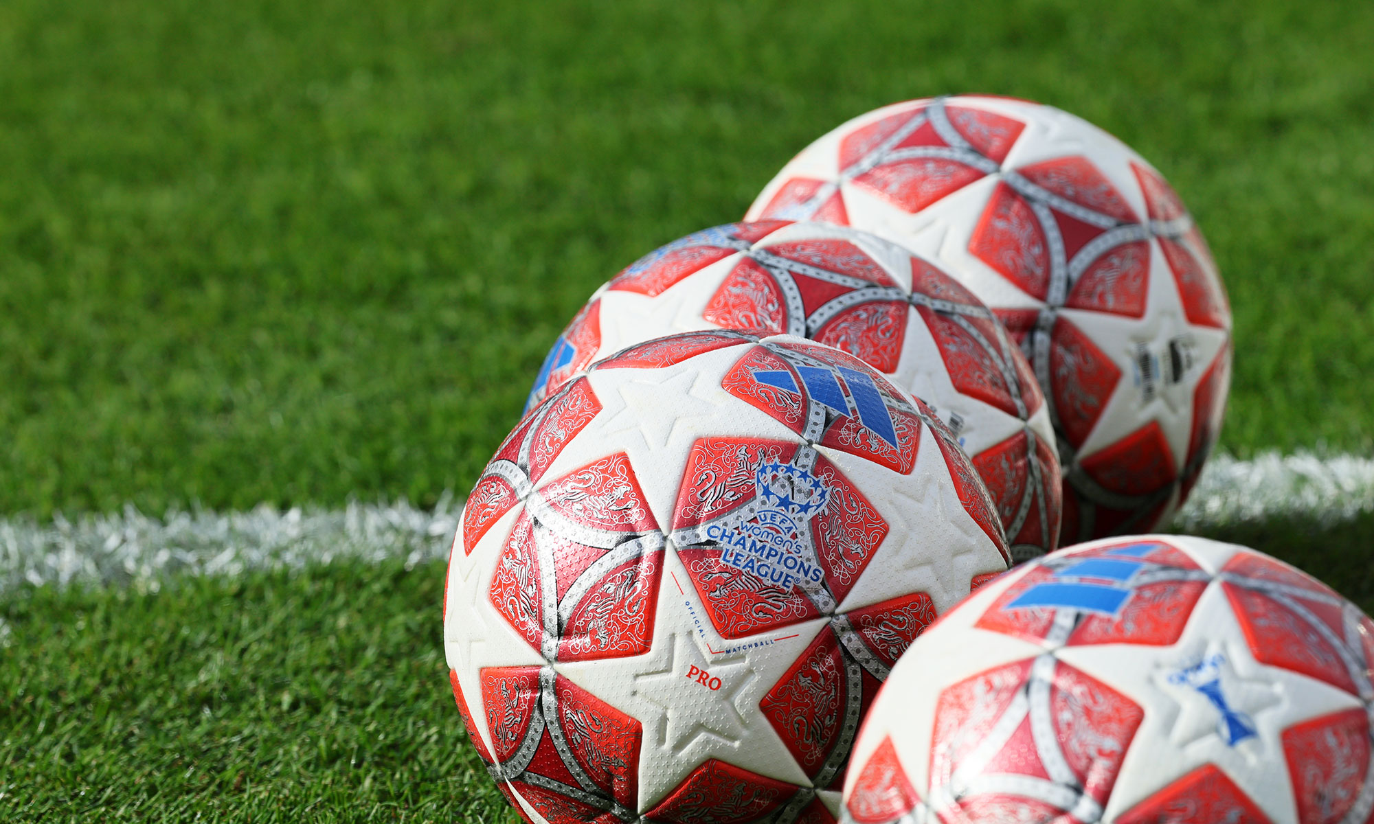 Bälle der Women's Champions League in Barcelona